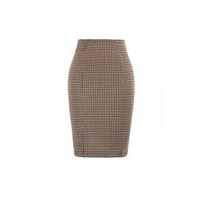 Houndstooth Pencil Skirt